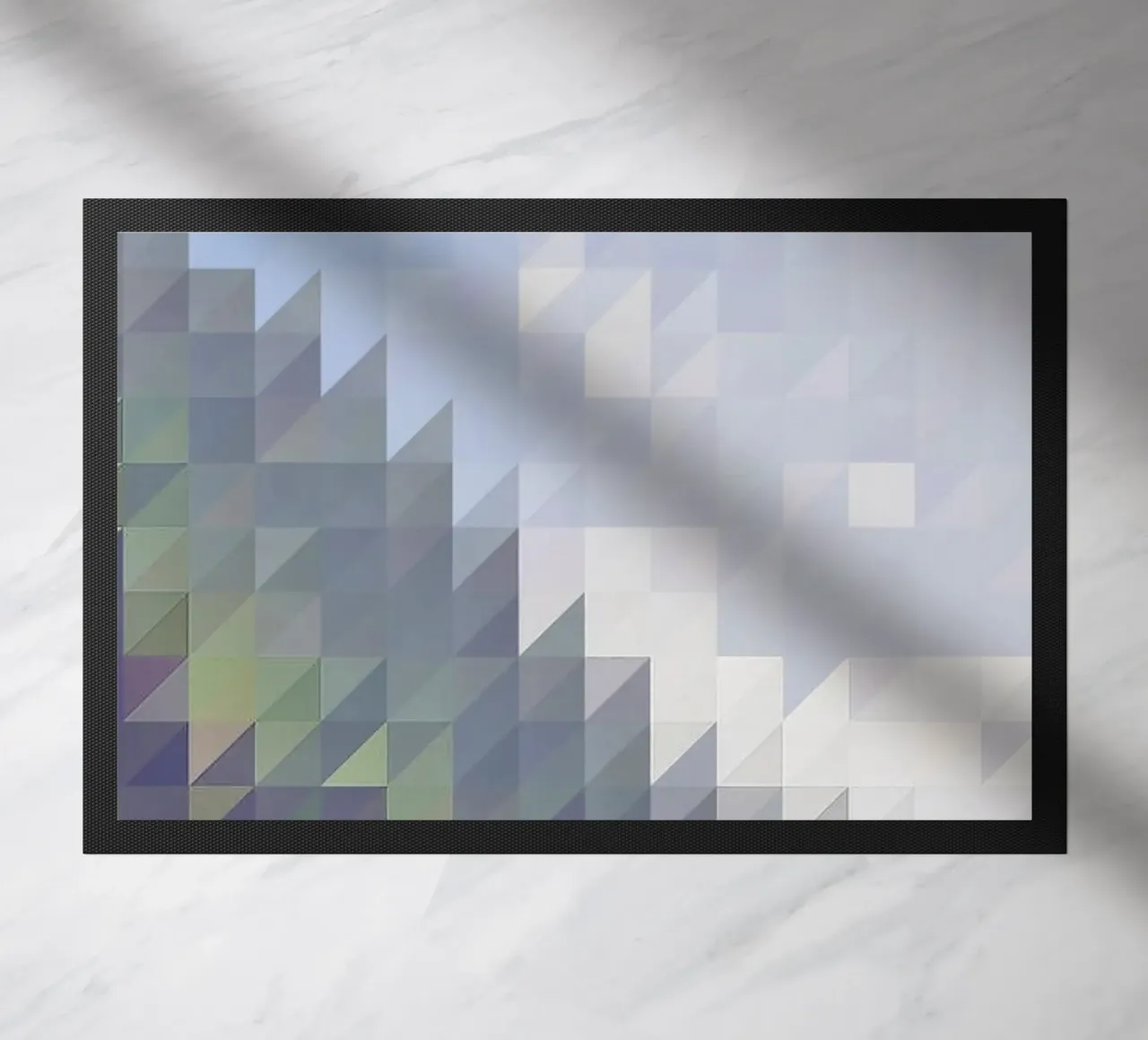 Triangle #001 doormat by Zen Design