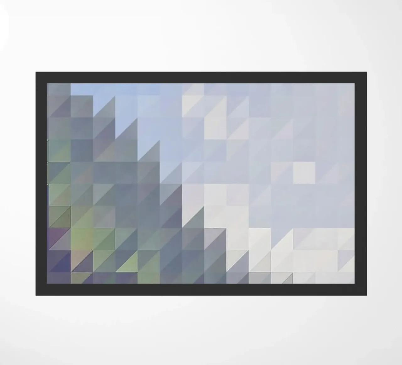 Triangle #001 doormat by Zen Design