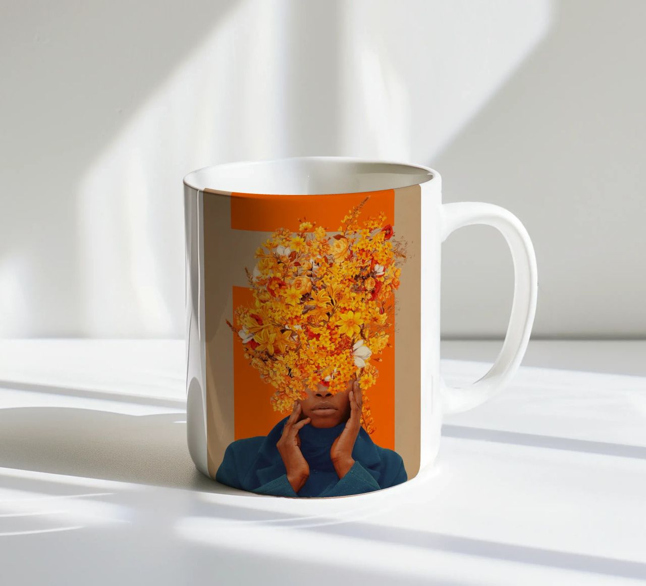 Blooming for You again and again tazza in ceramica da Frank Moth