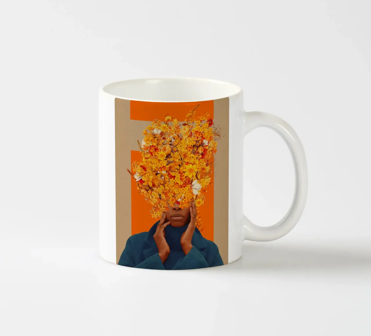 Blooming for You again and again Keramik Tasse von Frank Moth