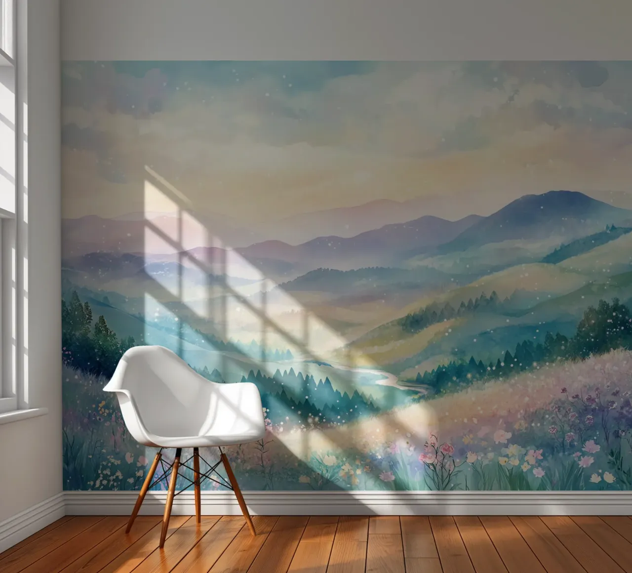 Sacred Mountain: the serenity of the summits photo wallpaper by Théïa's Fantasia World
