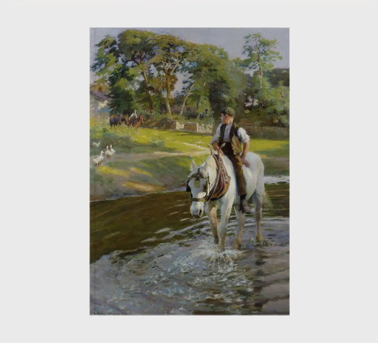 Harold Harvey - The Close of a Summer's Day. 1909 notebook by ARTOTHEK