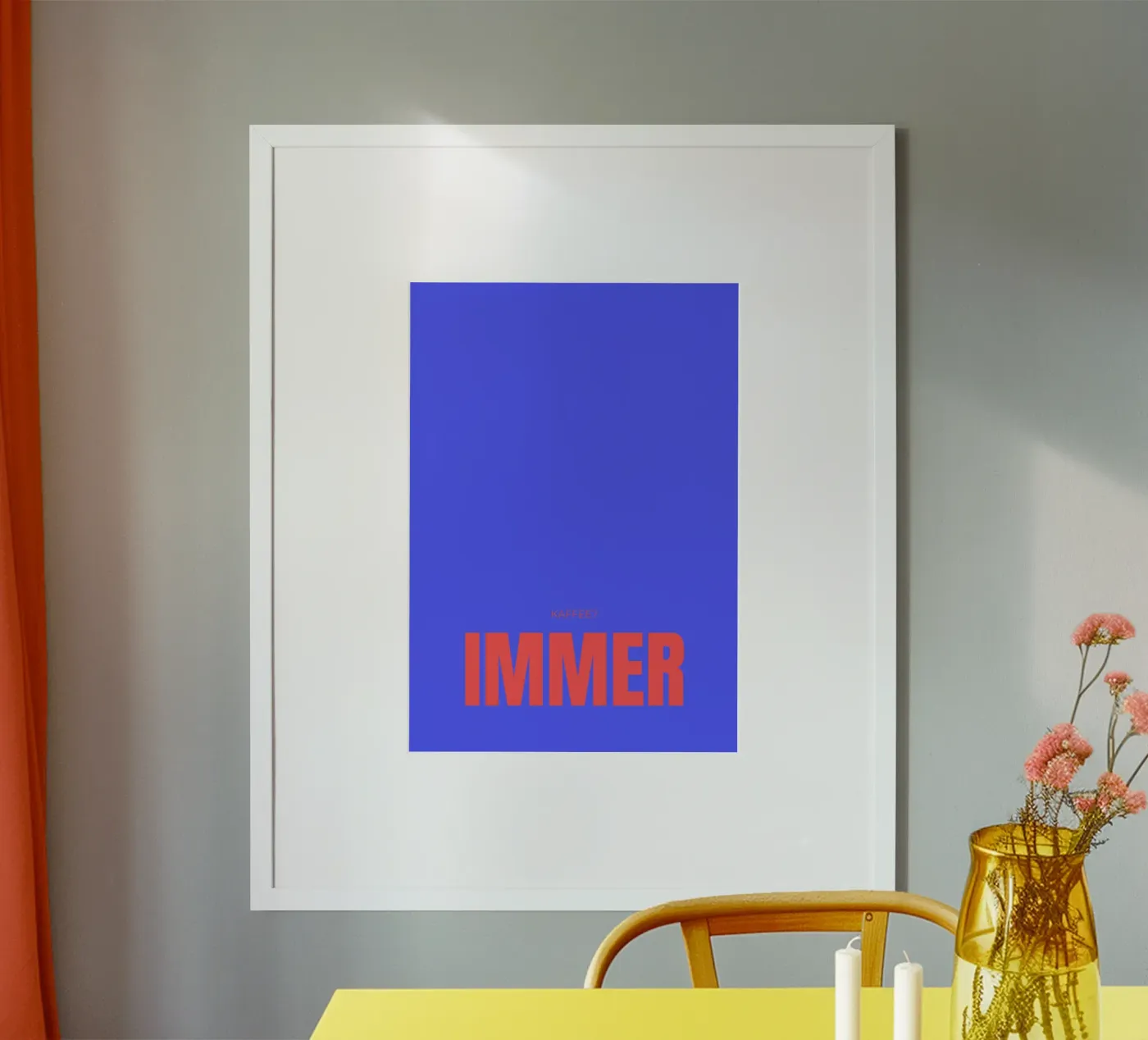 KAFFEE?IMMER Poster von lisasflausenimkopf
