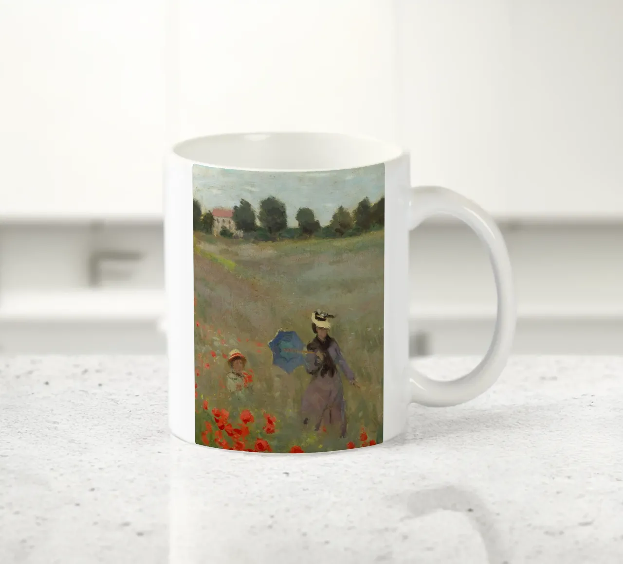 Monet - Papaveri selvatici (dettaglio) tazza in ceramica da ARTOTHEK