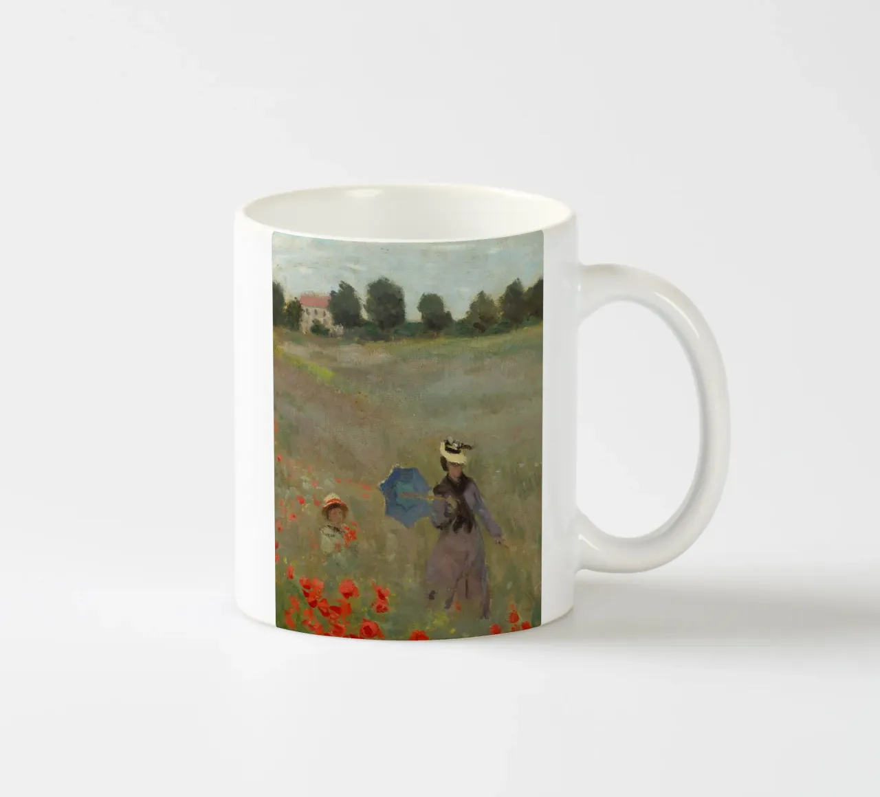 Monet - Papaveri selvatici (dettaglio) tazza in ceramica da ARTOTHEK