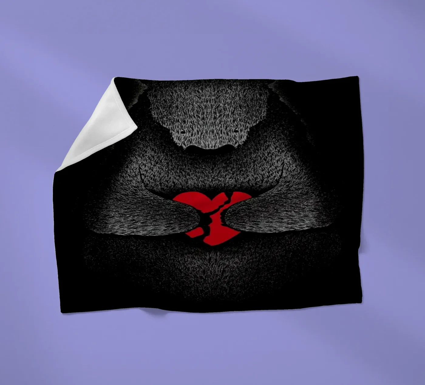 Broken fleecedeken van Tobe Fonseca