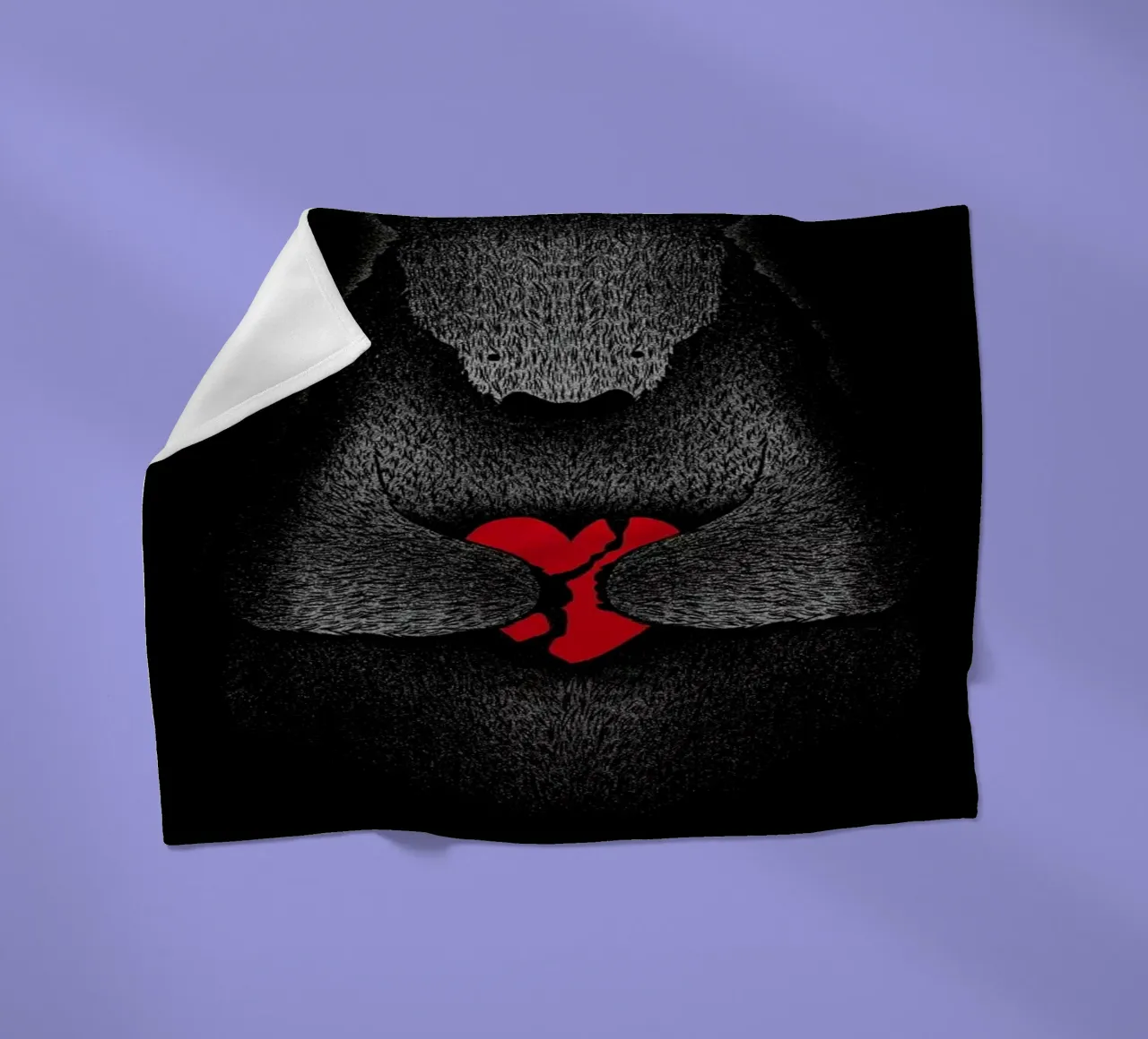 Broken Fleecedecke von Tobe Fonseca