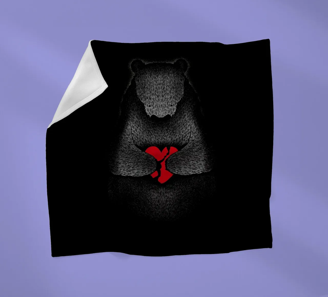 Broken Fleecedecke von Tobe Fonseca