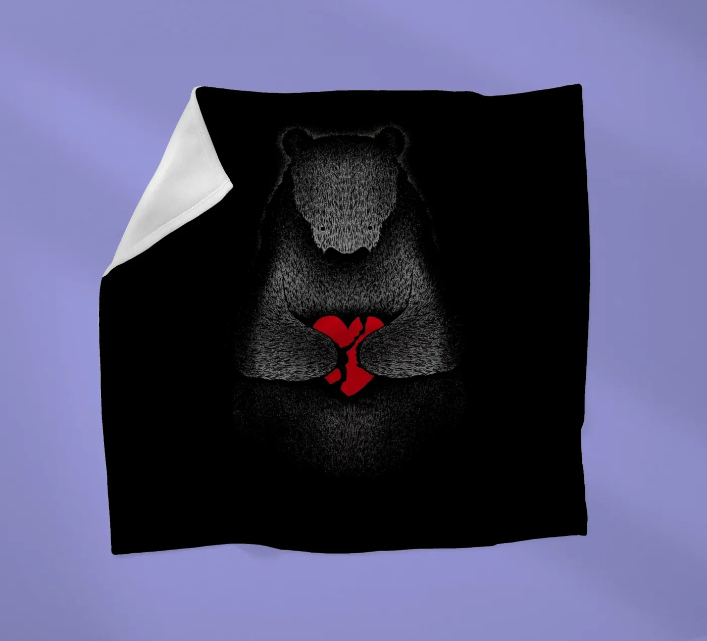 Broken fleecedeken van Tobe Fonseca