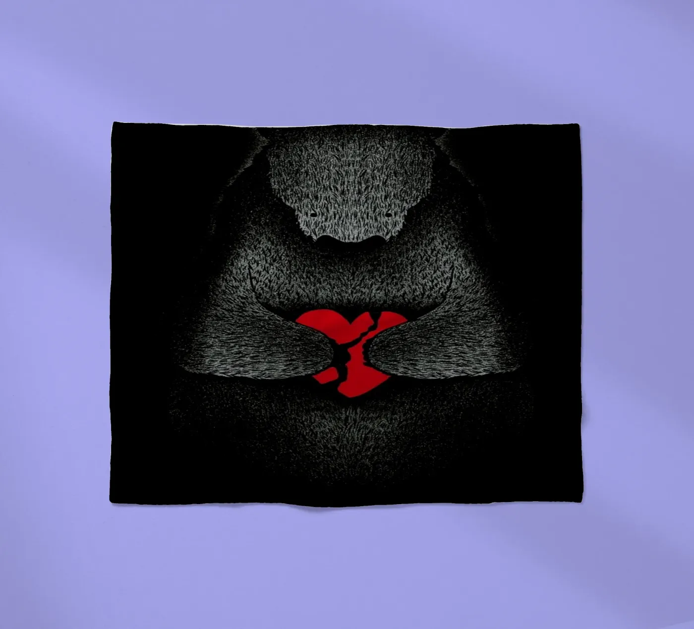 Broken fleecedeken van Tobe Fonseca