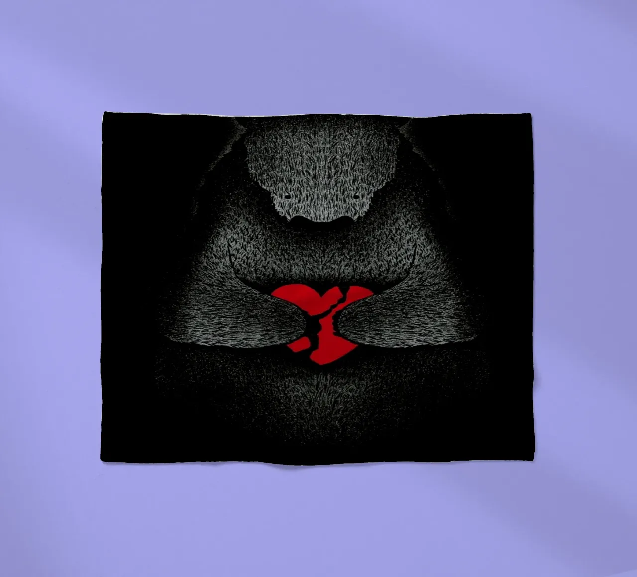 Broken Fleecedecke von Tobe Fonseca