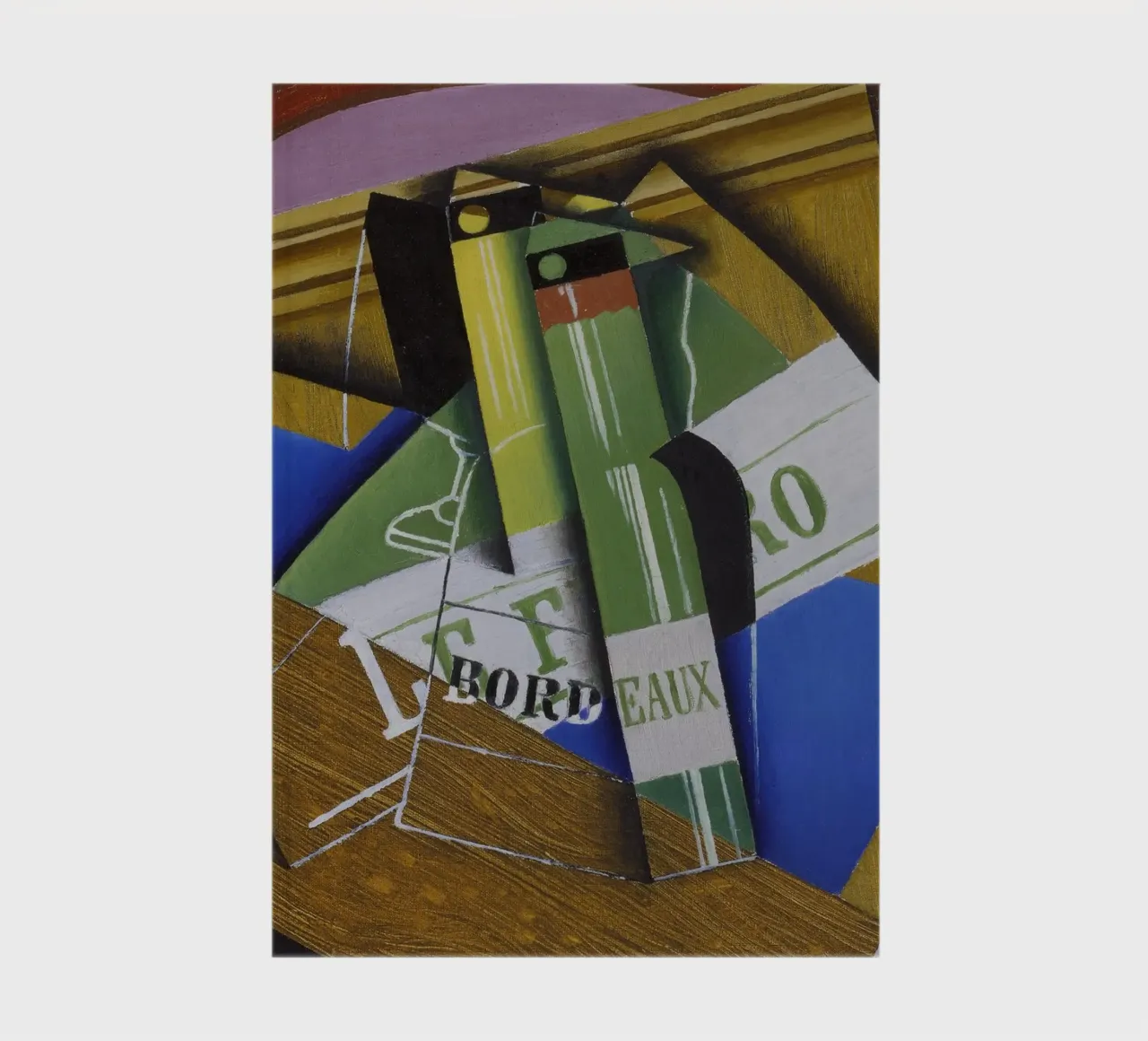 Juan Gris - The Bordeaux bottle. 1915. notebook by ARTOTHEK