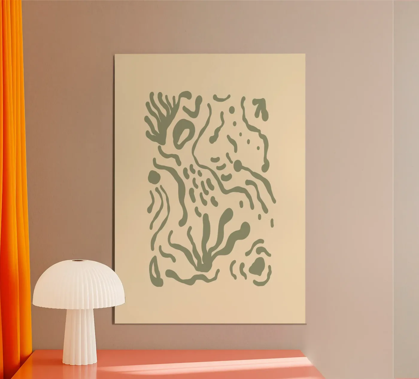 Tidal Script poster da No Straight Lines