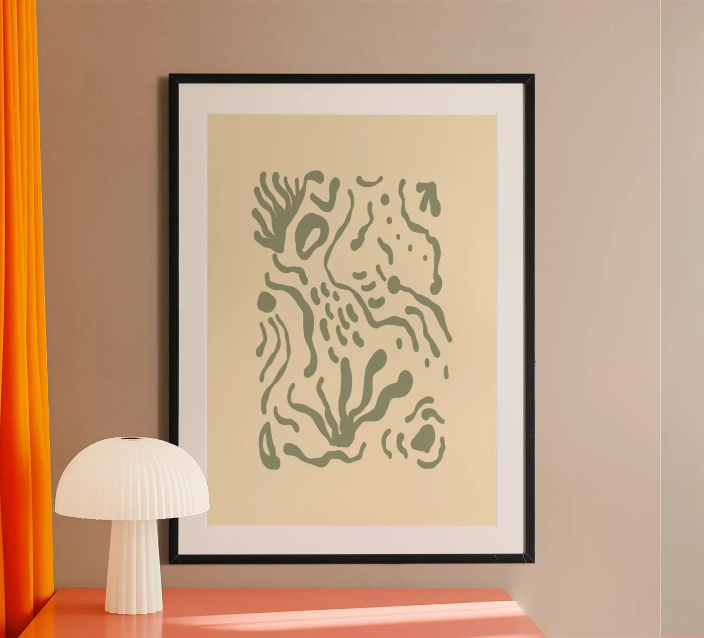 Tidal Script poster da No Straight Lines