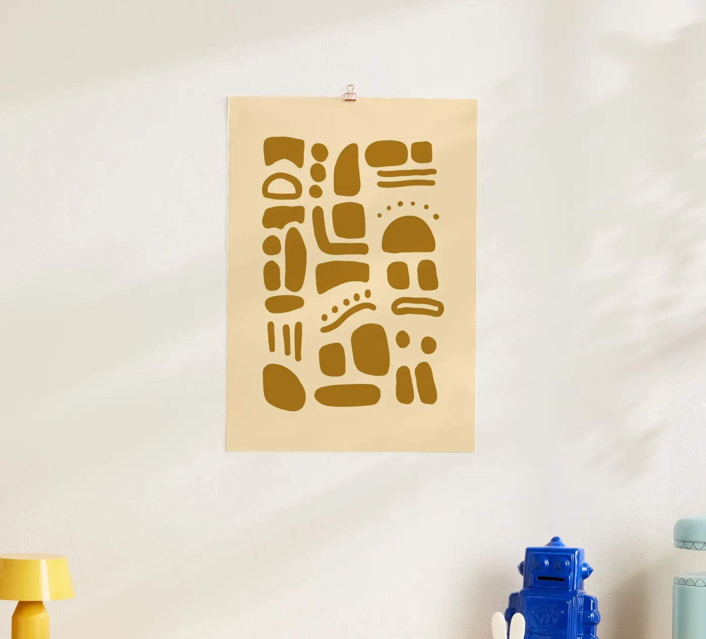Ochre Language poster by No Straight Lines