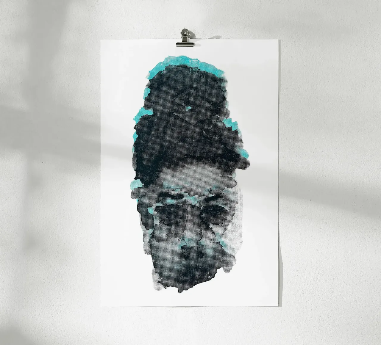 Abstract Watercolor Portrait carta hahnemühle da Studio Ombak