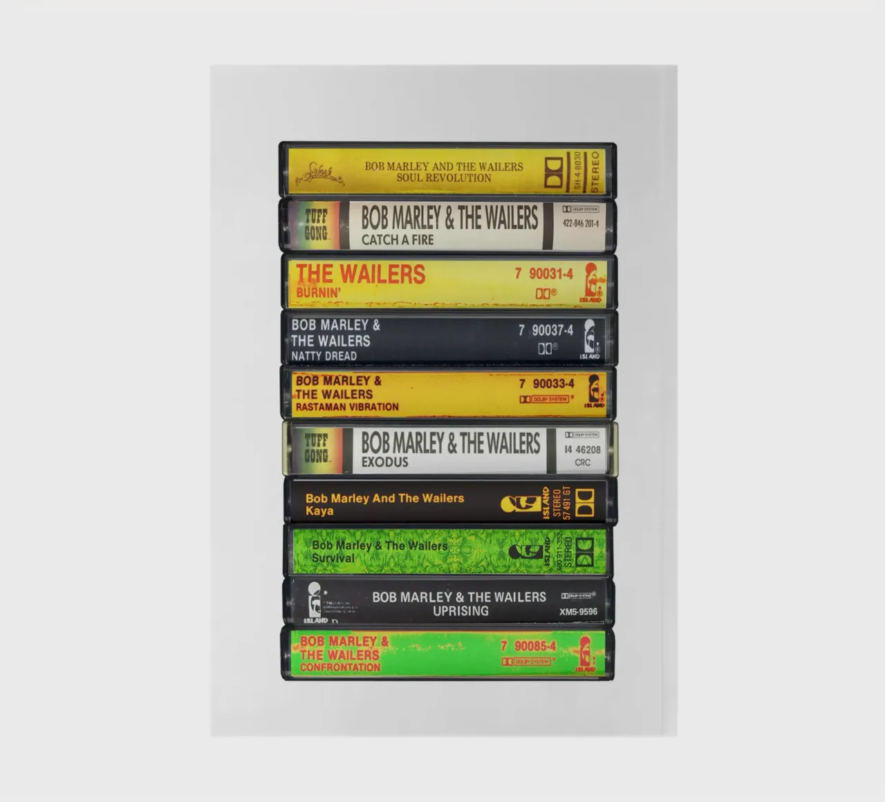 Bob Marley - Collected Albums - Cassette Print notebook by MrMustardPrints