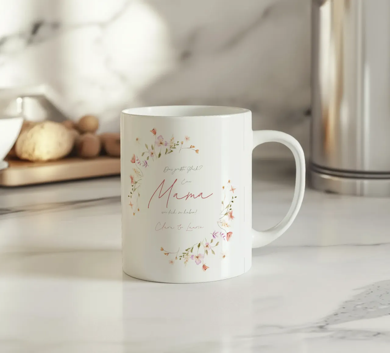 Mamas Decke Glück tazza in ceramica da Ohkimiko