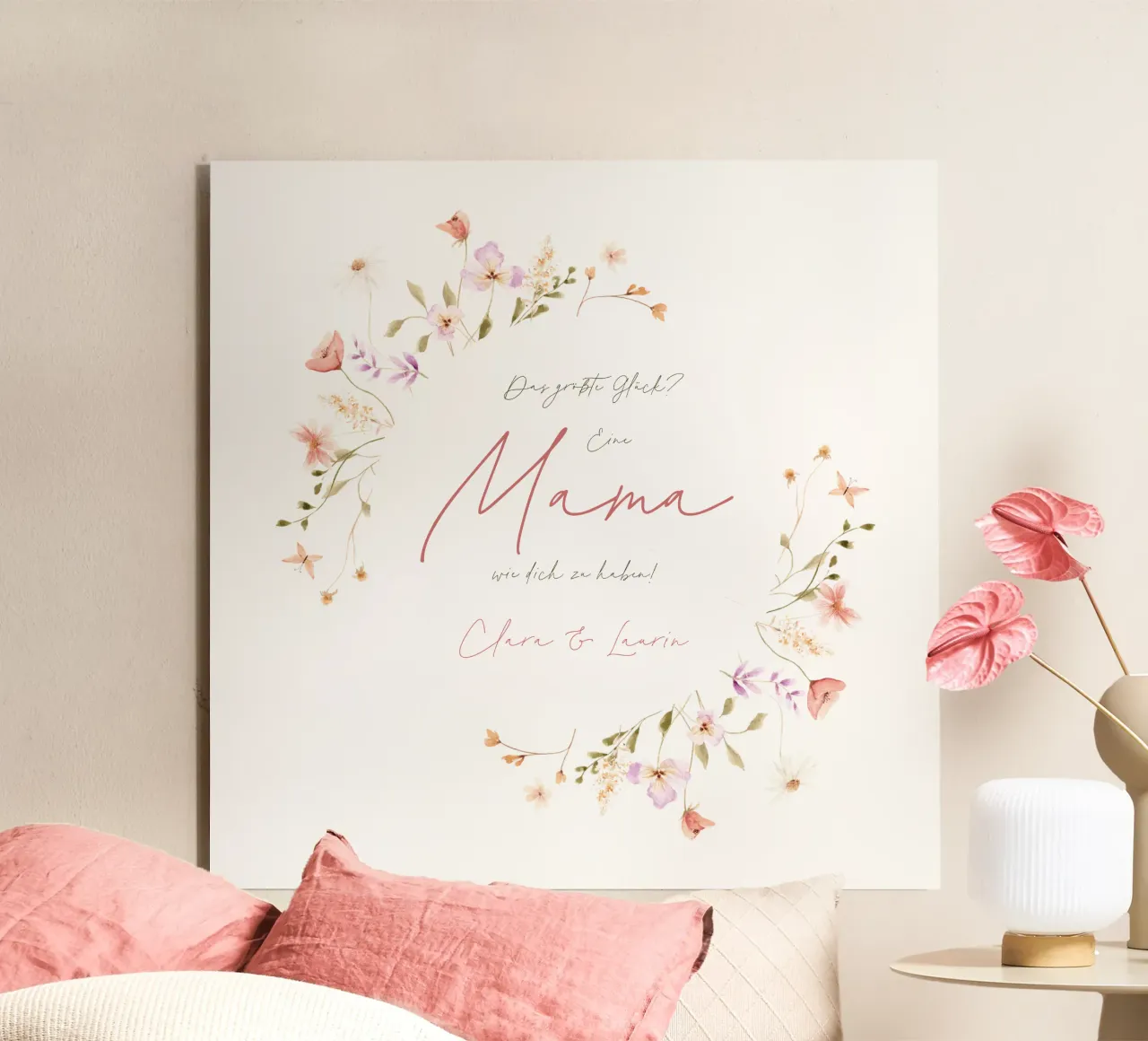 Mamas Decke Glück alluminio dibond da Ohkimiko