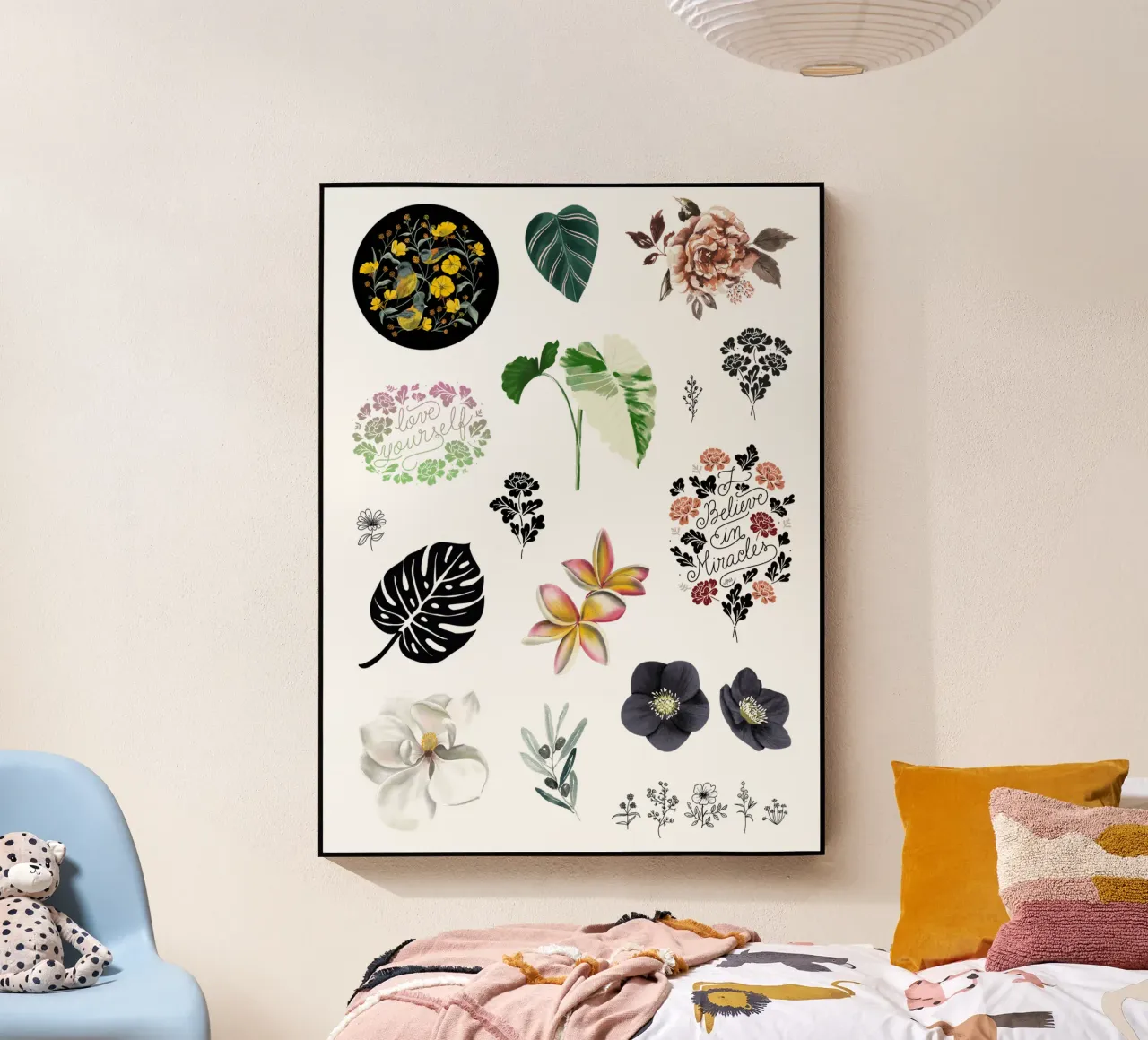 Botanical Stickers plexiglass da anisillustration