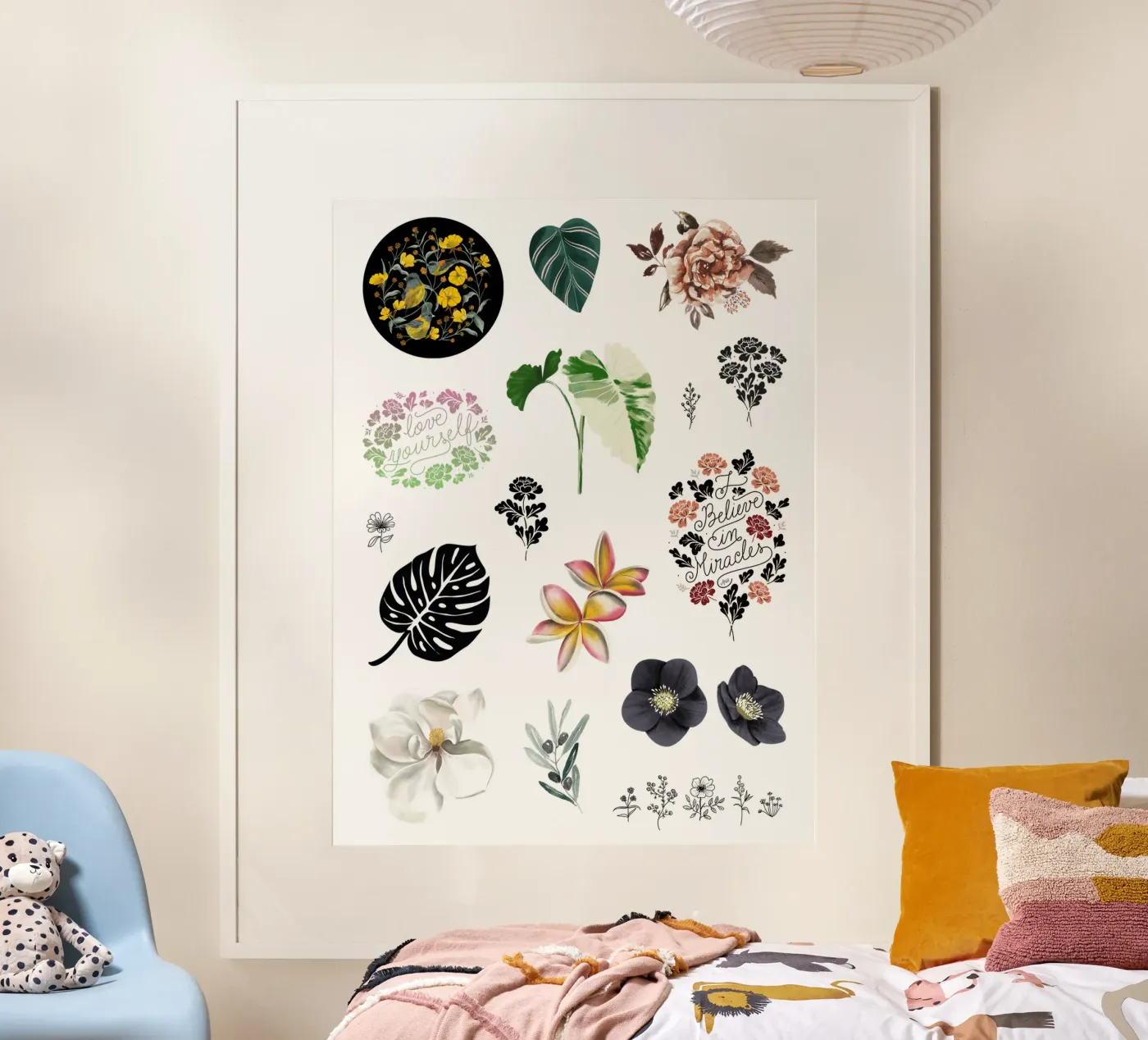 Botanical Stickers carta hahnemühle da anisillustration
