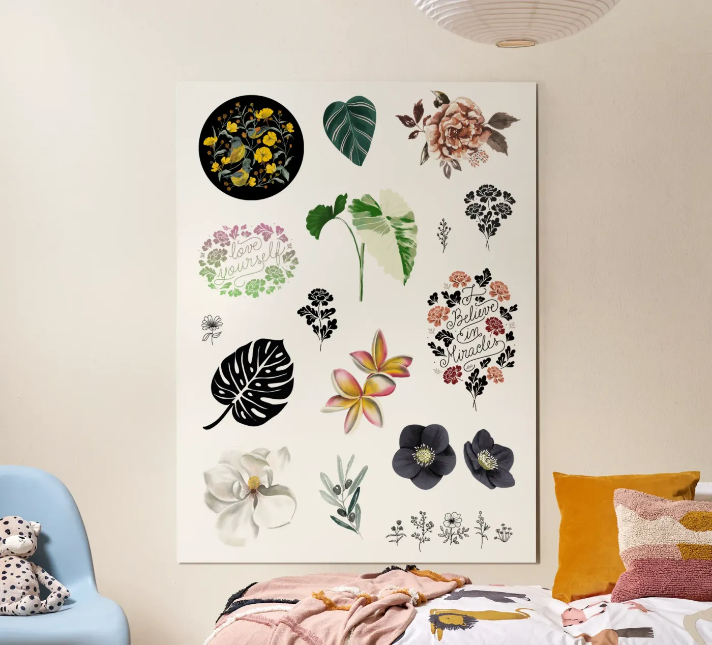Botanical Stickers carta hahnemühle da anisillustration