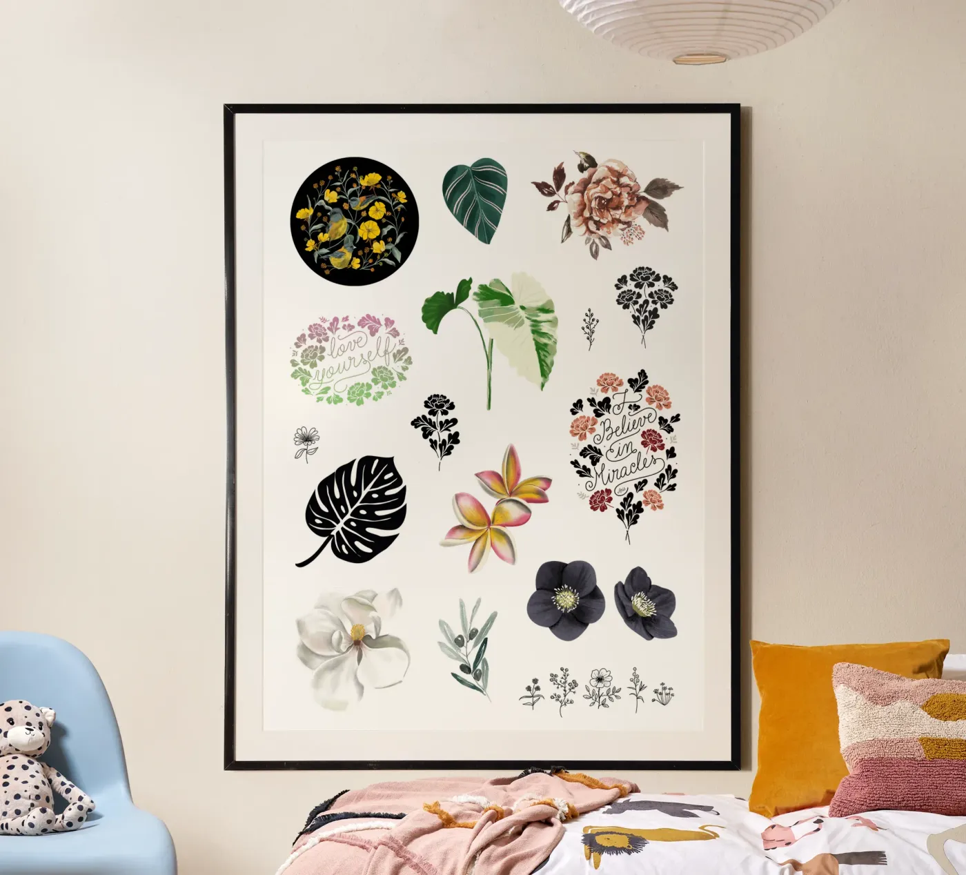 Botanical Stickers carta hahnemühle da anisillustration