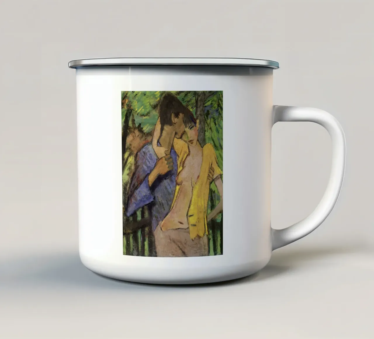 Otto Mueller - Amanti. 1919 tazza in smalto da ARTOTHEK