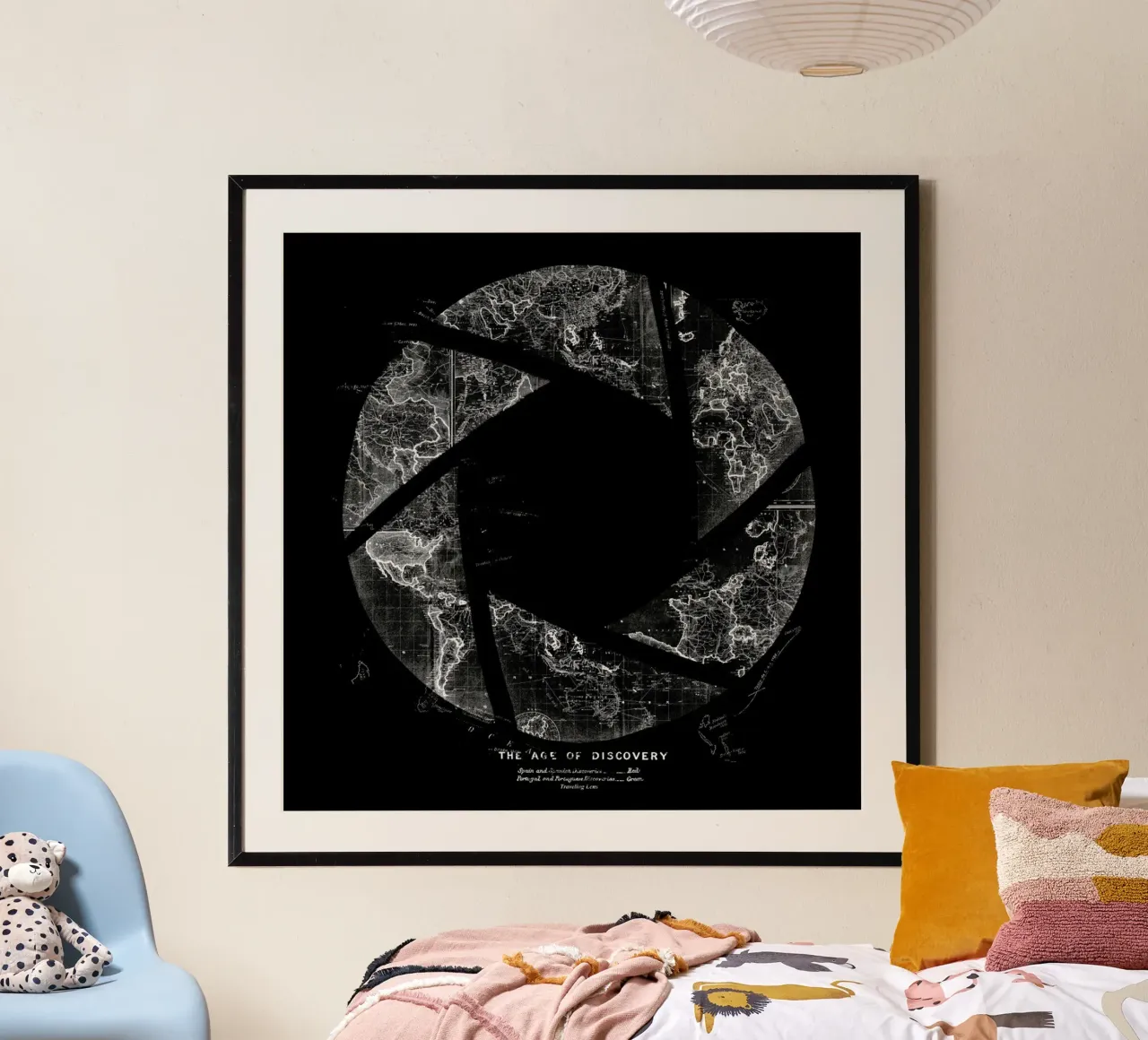 Travelling Lens poster con telaio in legno da Tobe Fonseca