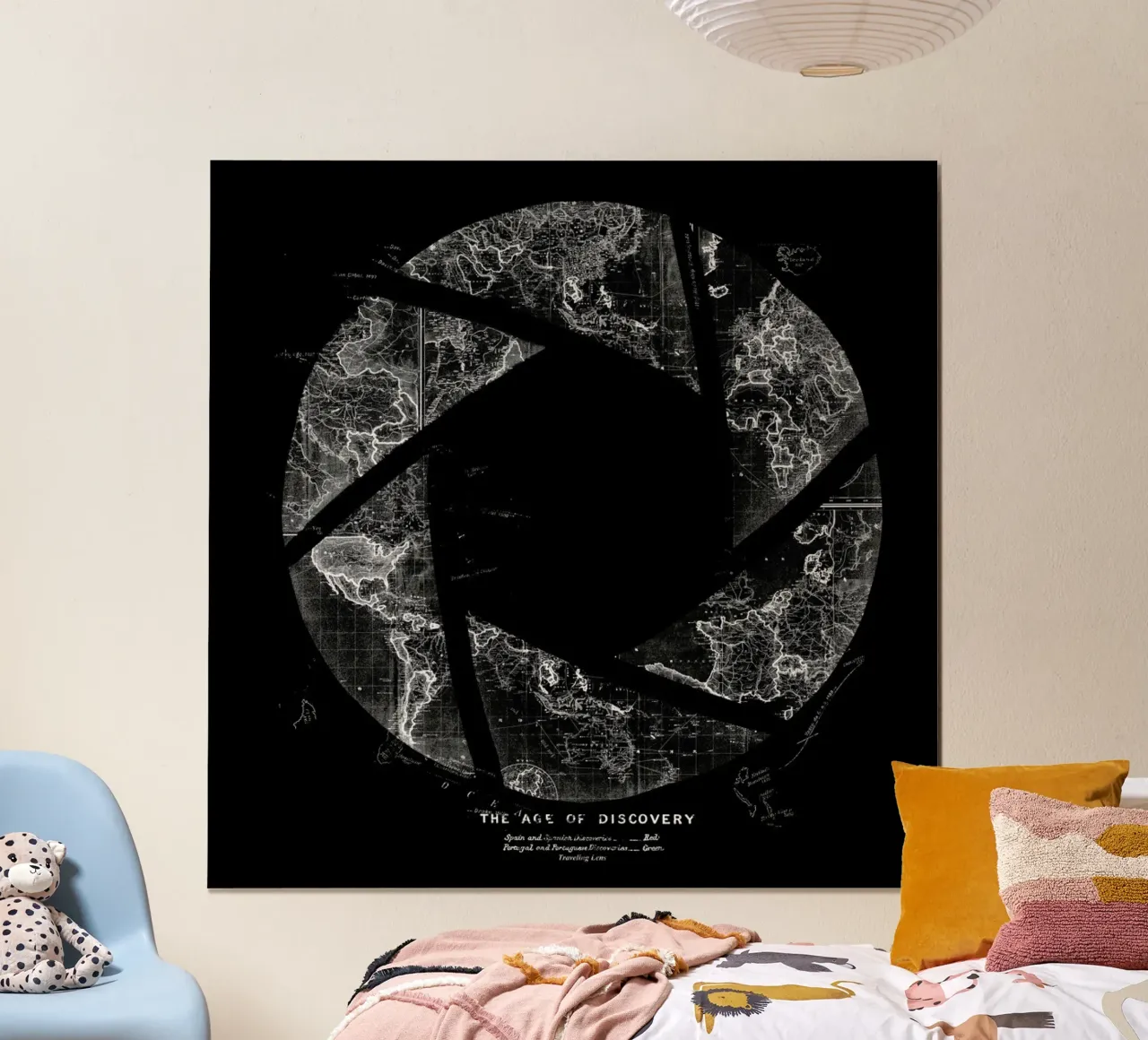 Travelling Lens poster con telaio in legno da Tobe Fonseca