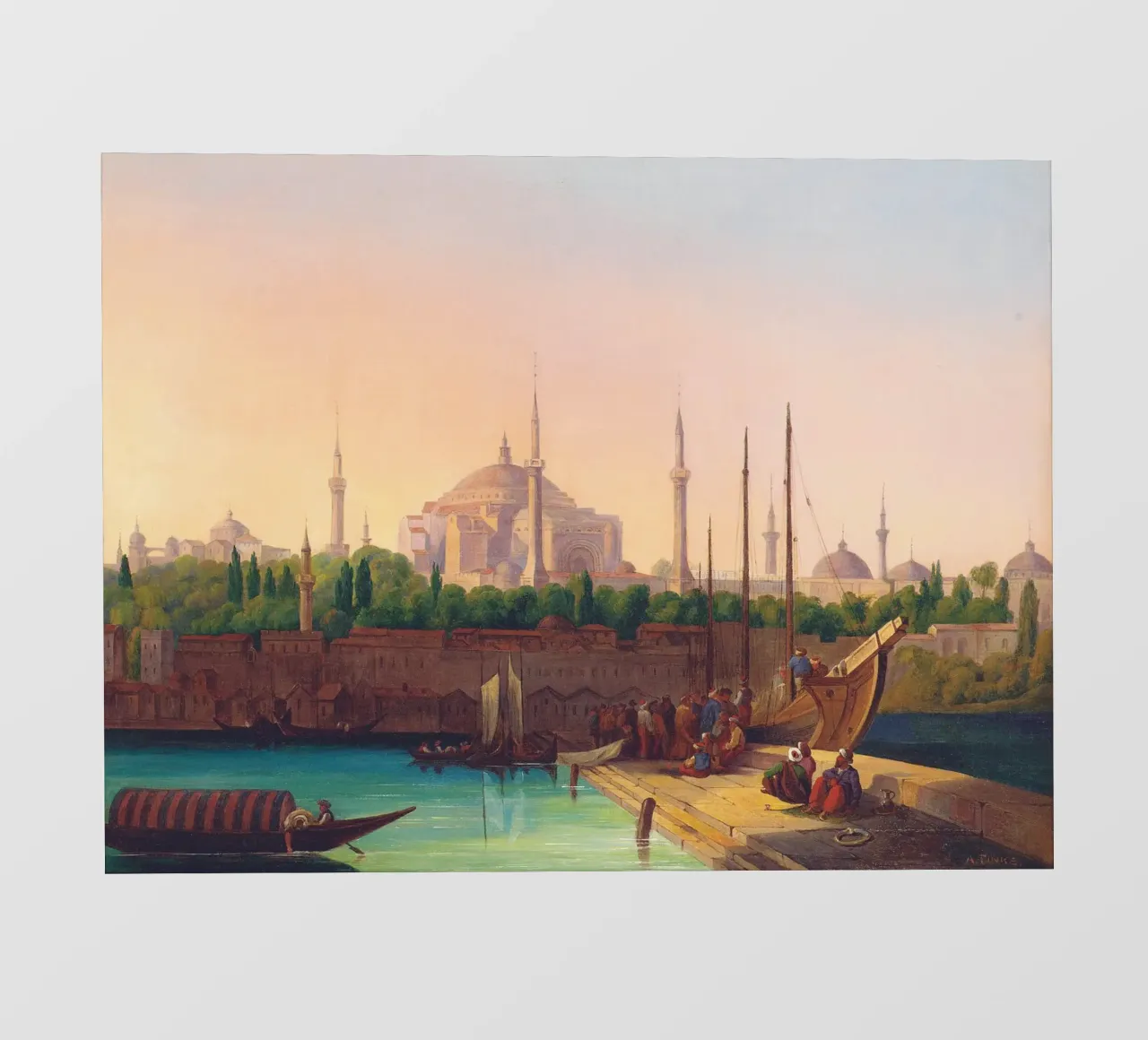 August Finke - Santa Sofia telo in pvc da ARTOTHEK
