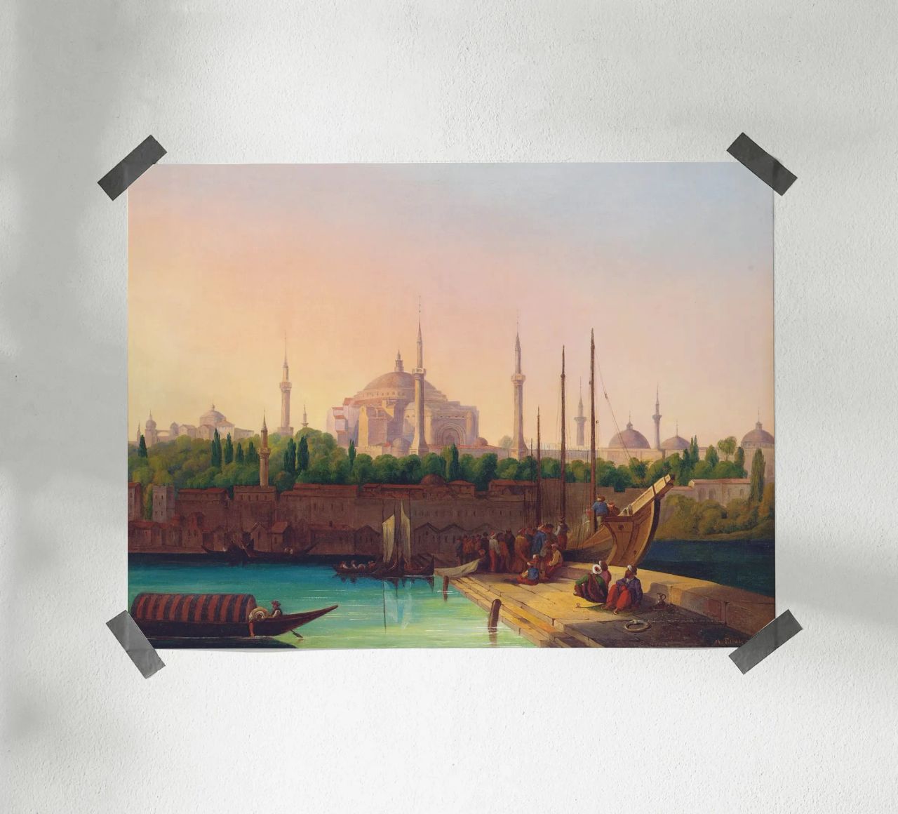 August Finke - Hagia Sophia Poster von ARTOTHEK