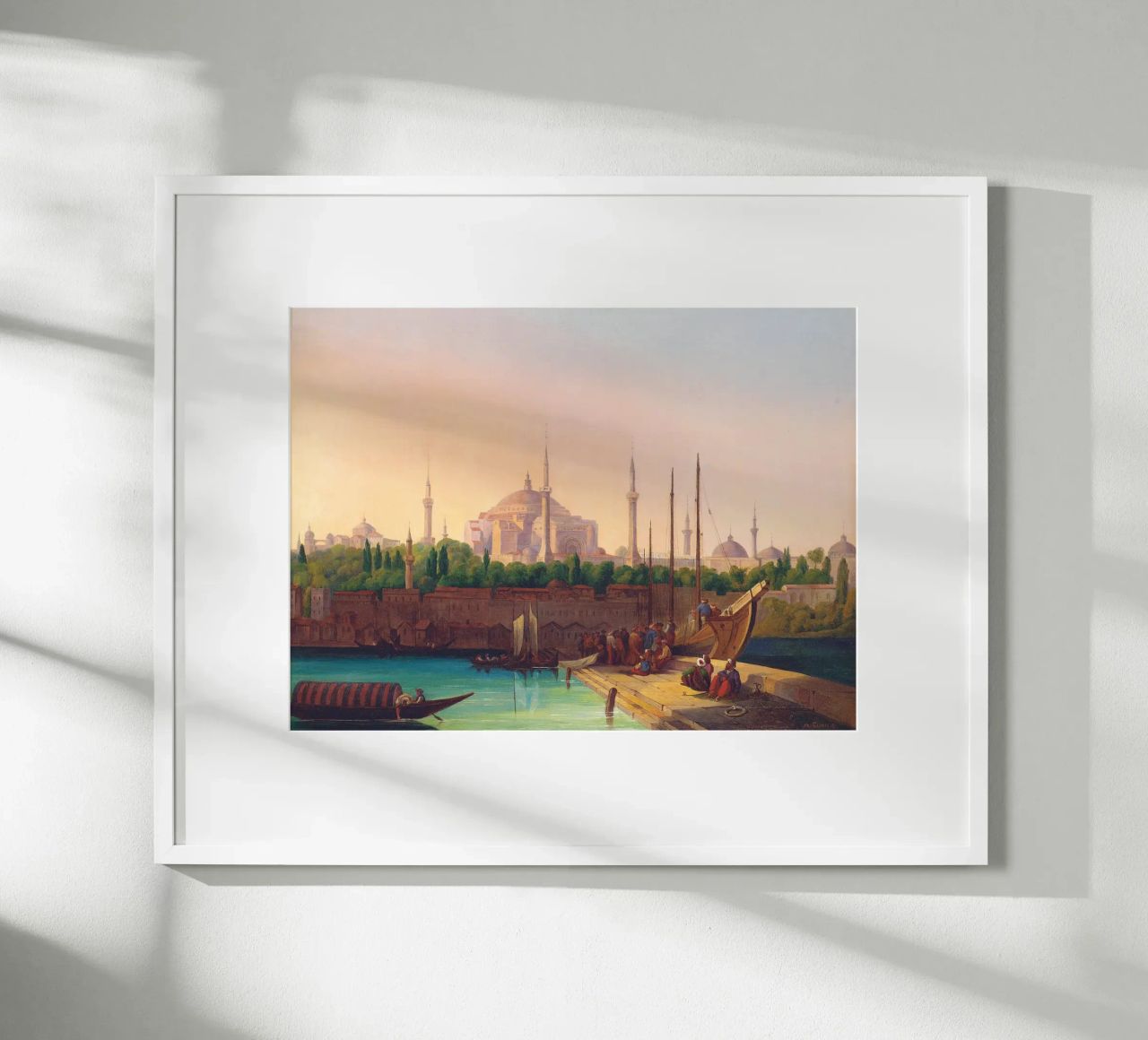 August Finke - Hagia Sophia Poster von ARTOTHEK