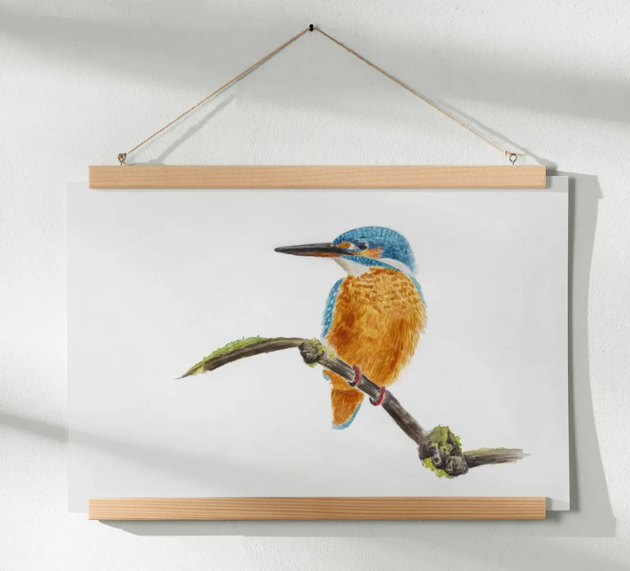 Eisvogel poster da Barbara Buderath Illustrationen