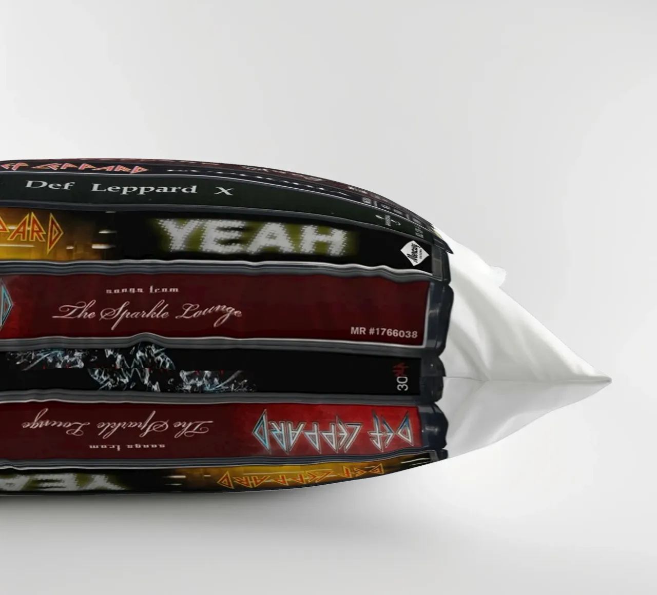 Def Leppard - Album raccolti - Stampa su cassetta cuscino da MrMustardPrints