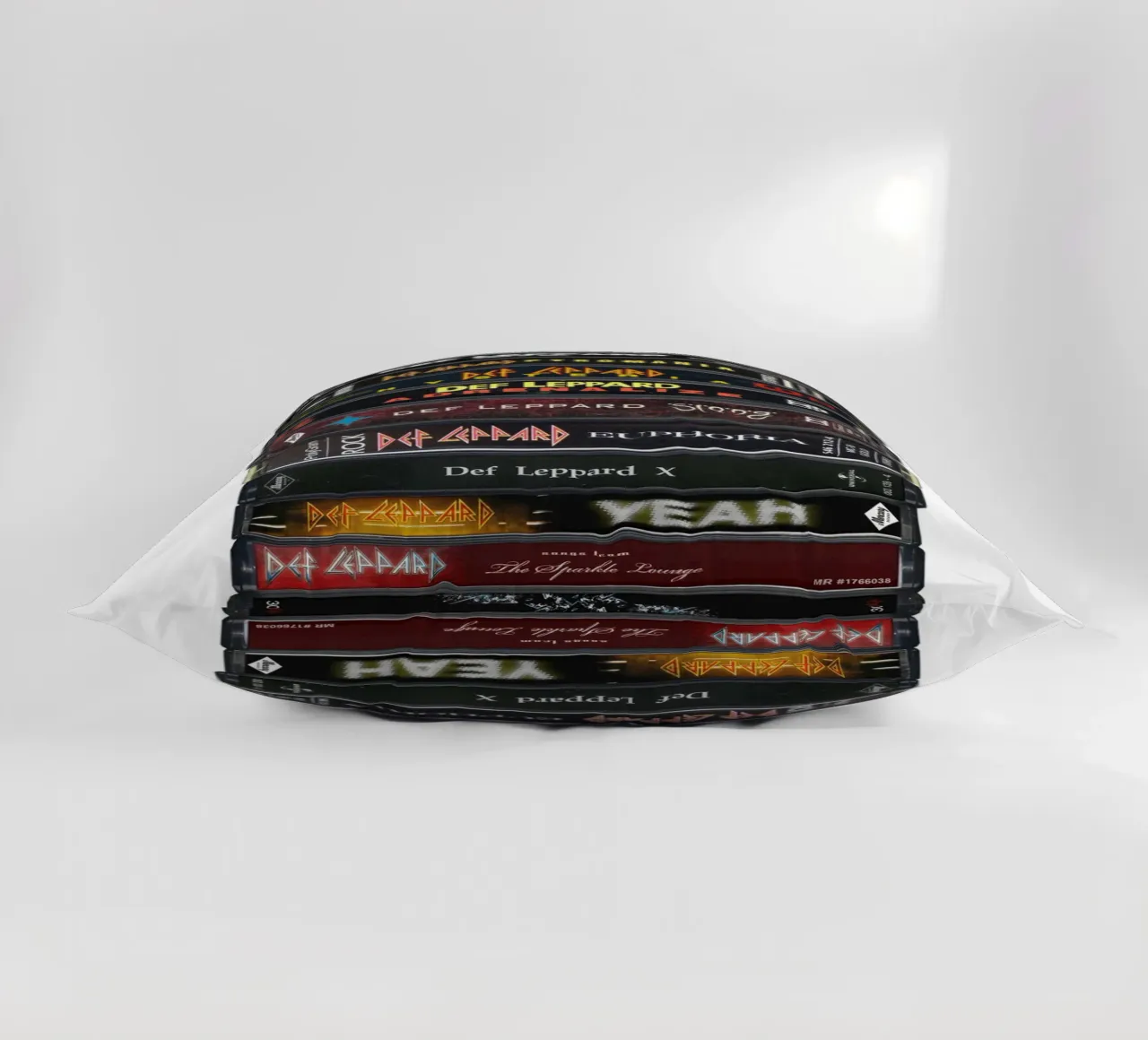 Def Leppard - Album raccolti - Stampa su cassetta cuscino da MrMustardPrints