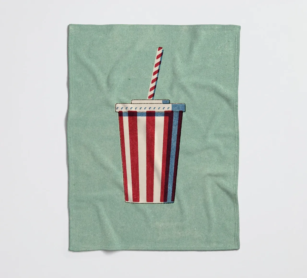 FAST FOOD - Softdrink fleece blanket by DANIEL COULMANN