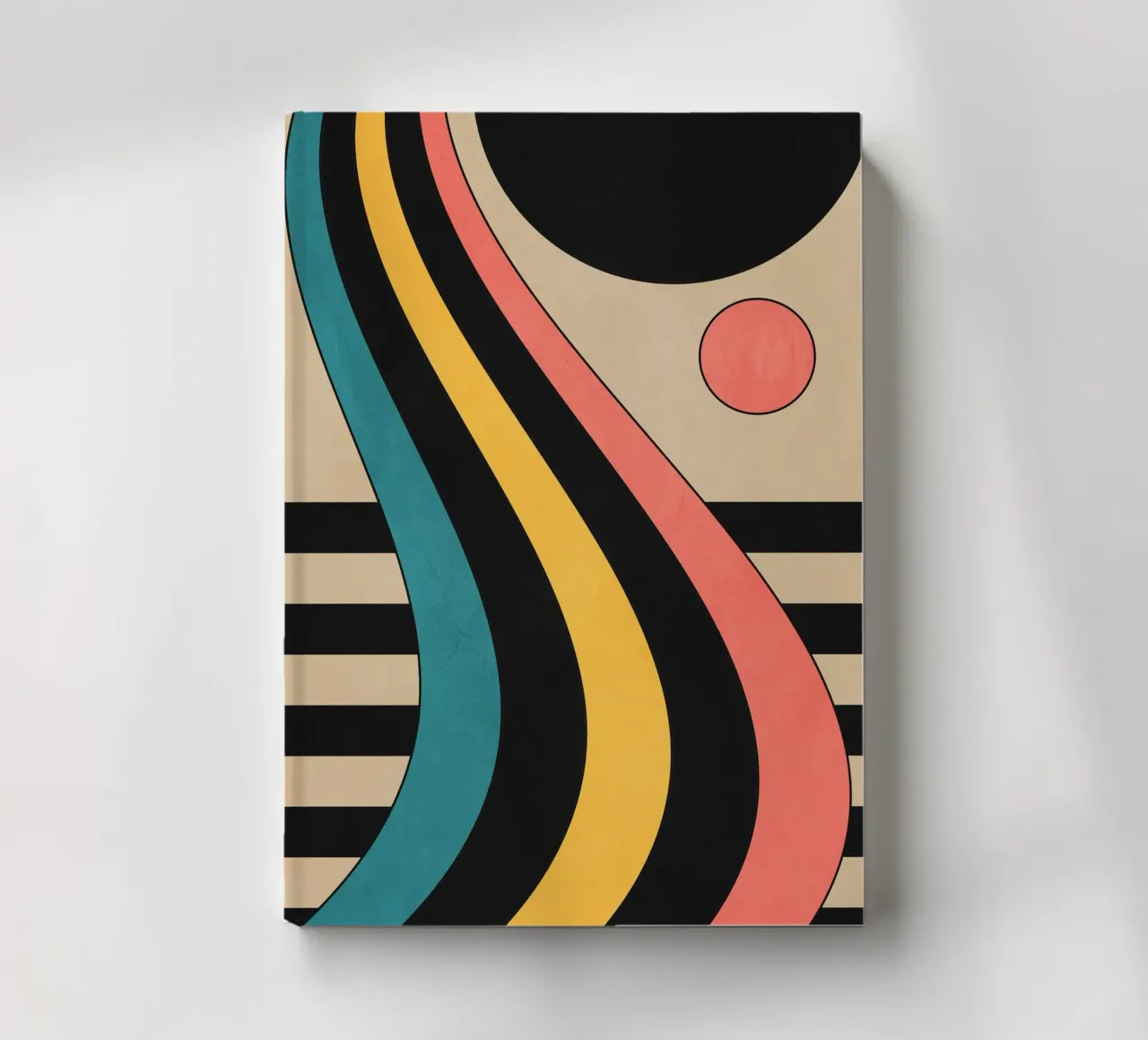Geometric Abstraction 44 notebook by Gaite