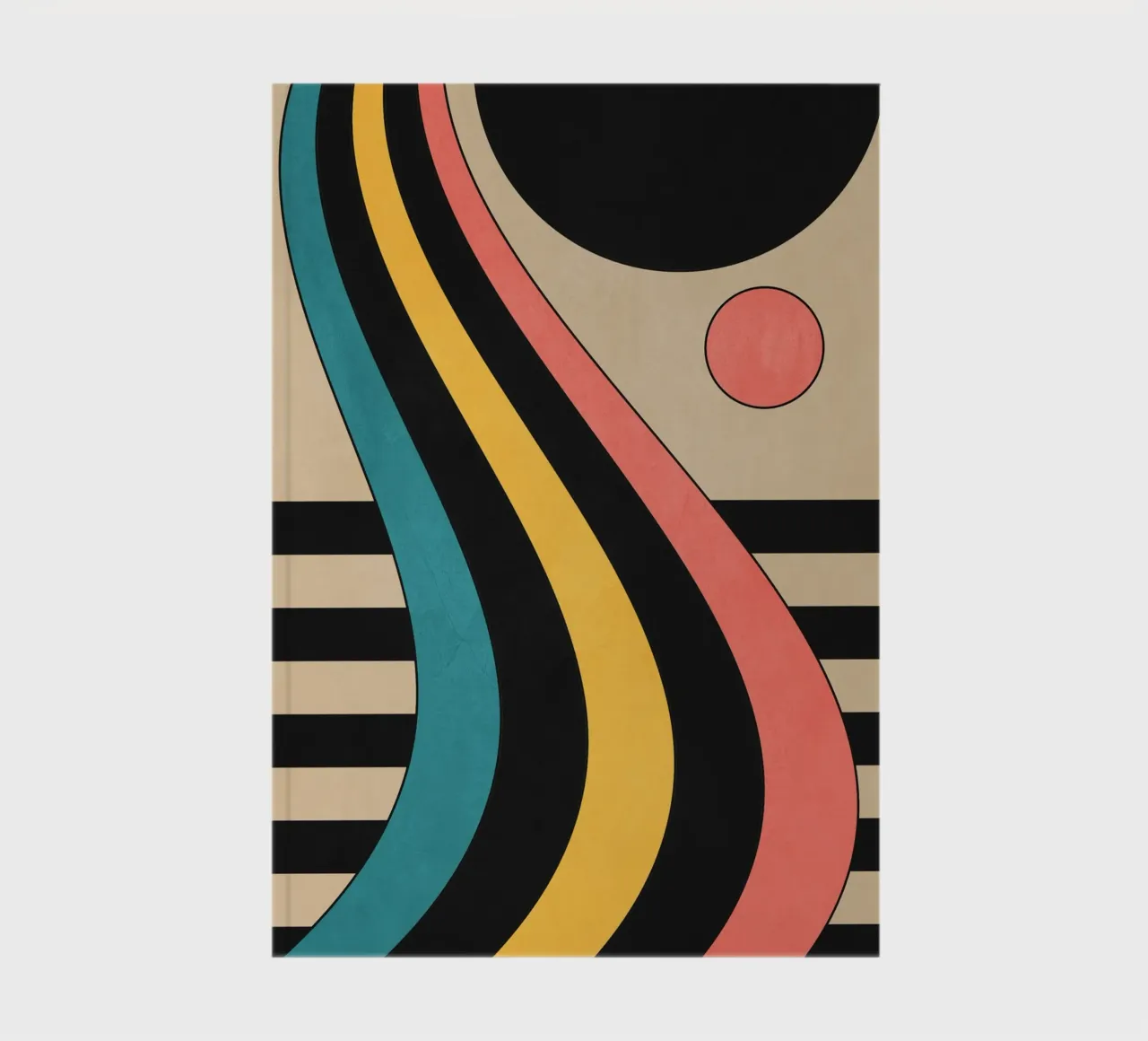 Geometric Abstraction 44 notebook by Gaite