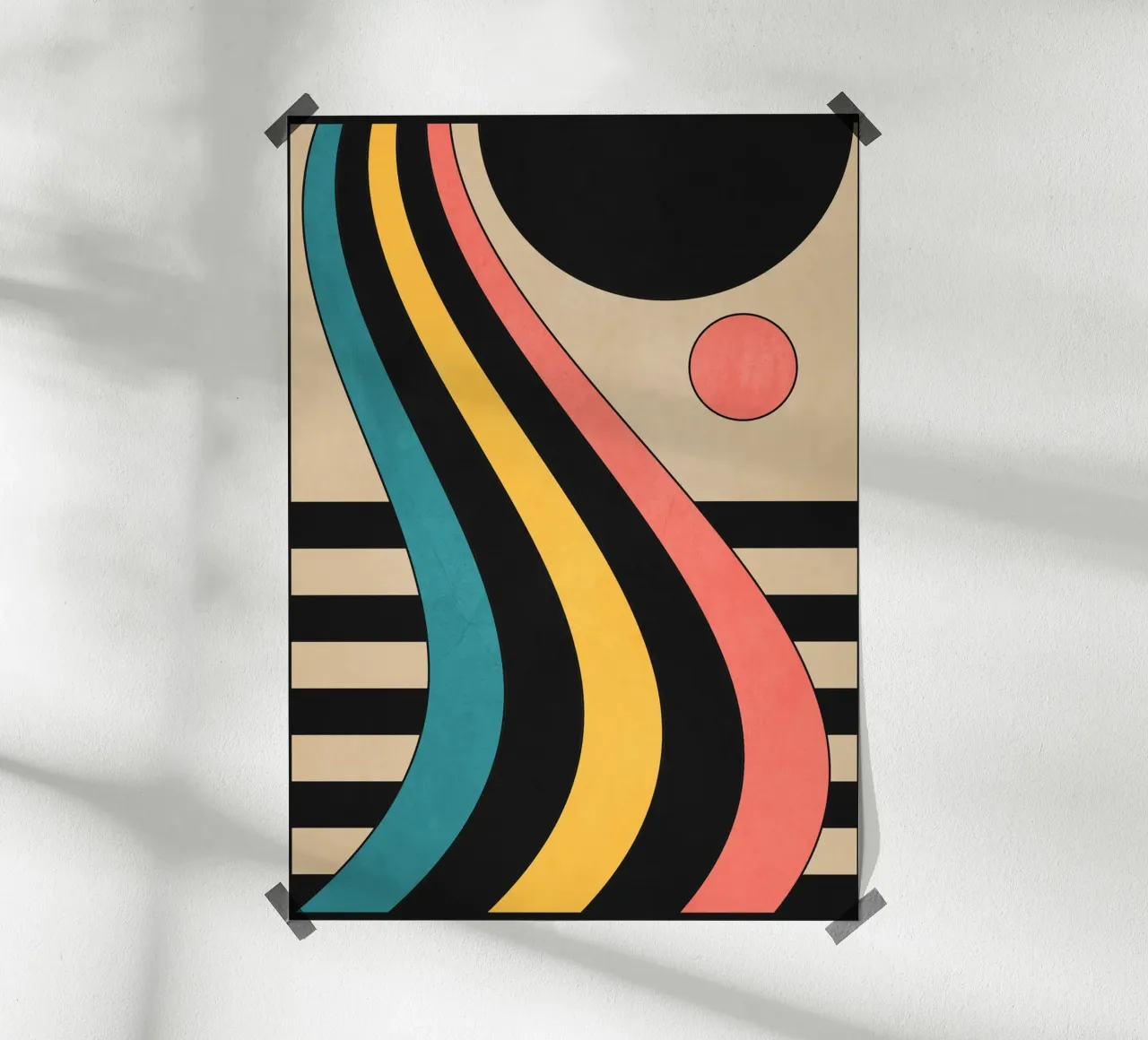 Geometric Abstraction 44 hahnemühle by Gaite