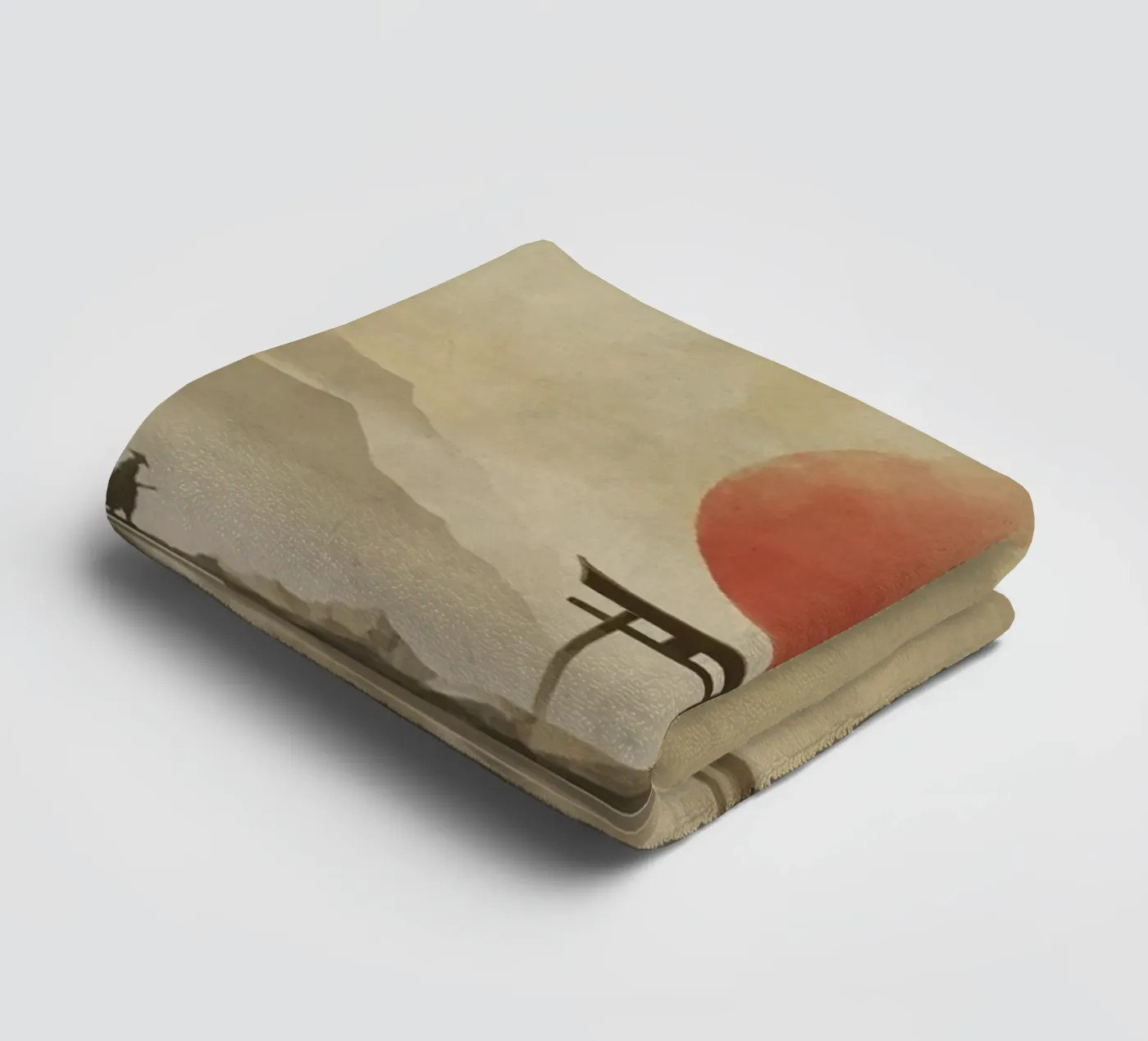 Tranquil Warrior badhanddoek van Froze Studio