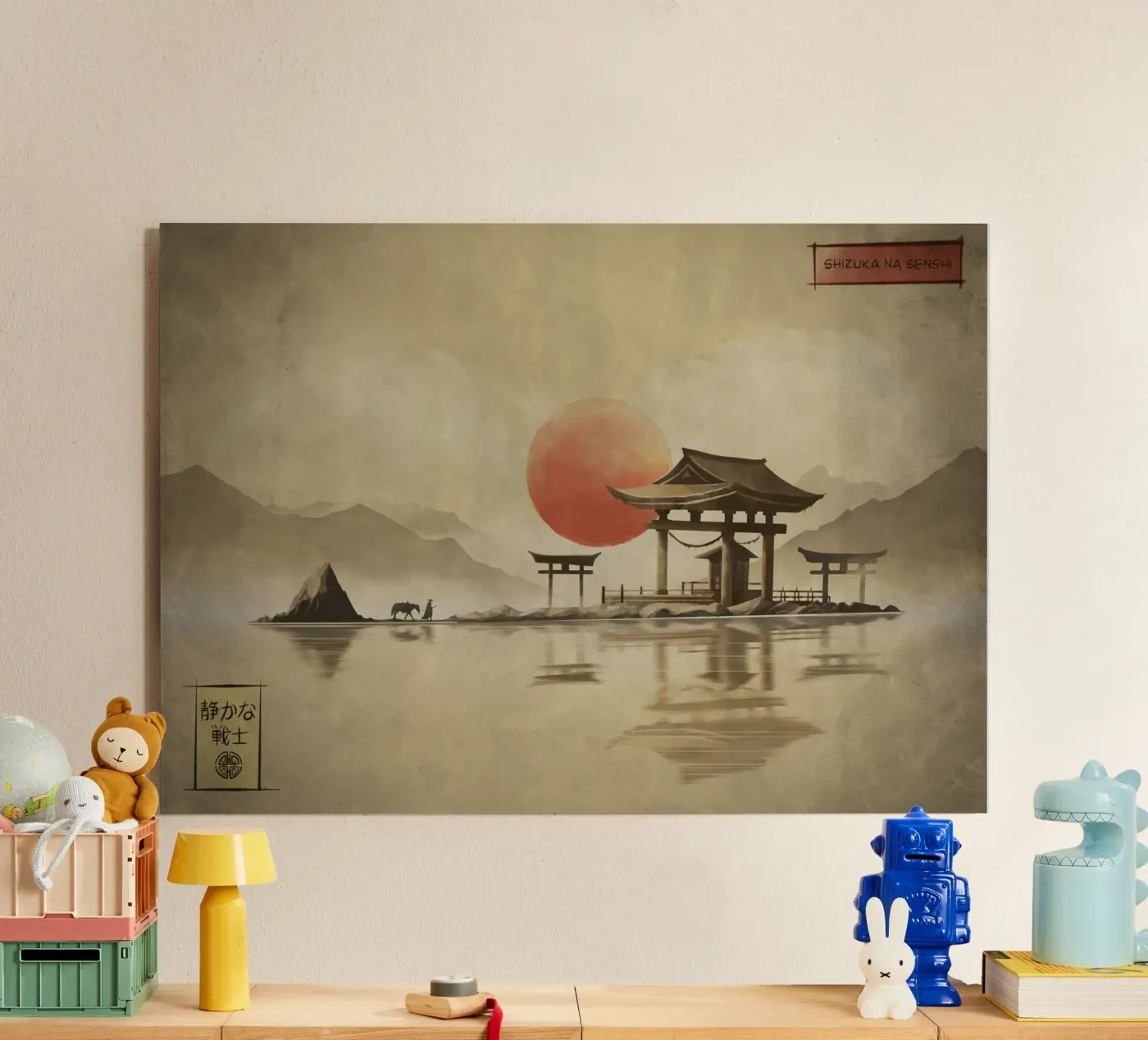 Tranquil Warrior acrylic glass by Froze Studio