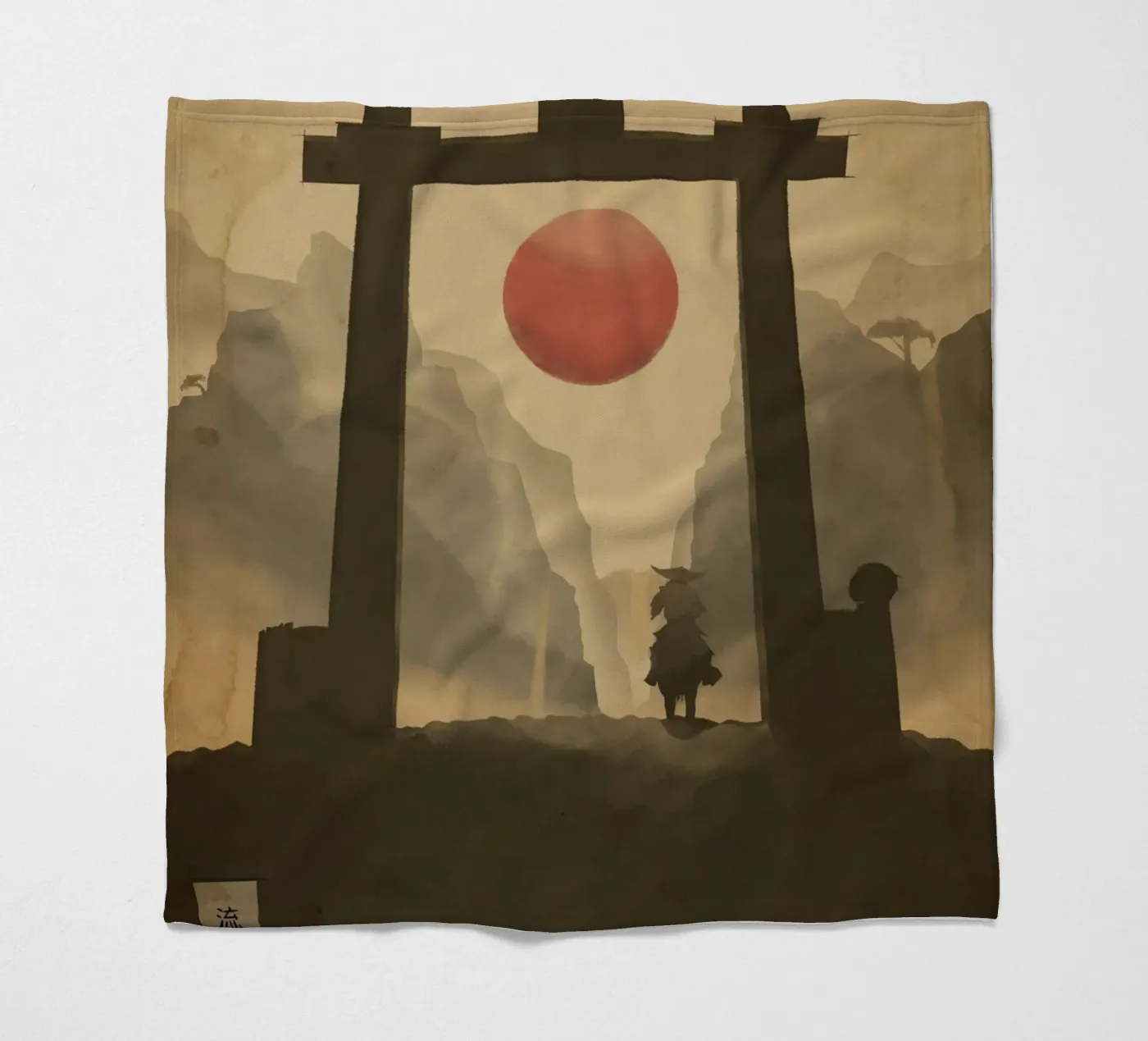 Flowing Path fleecedeken van Froze Studio