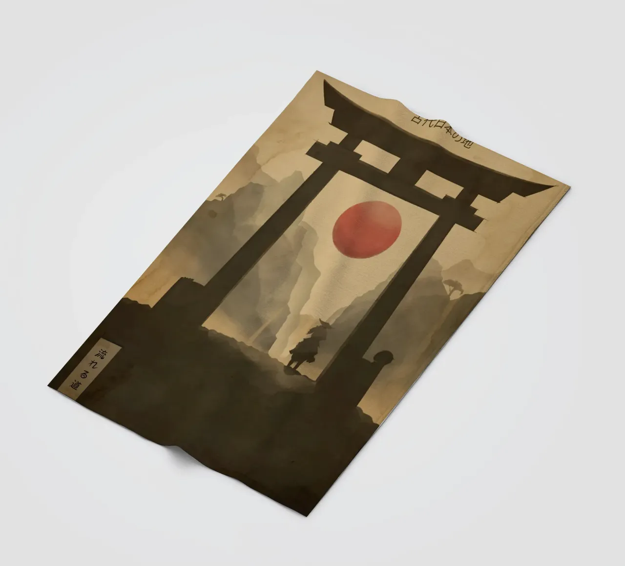 Flowing Path fleecedeken van Froze Studio