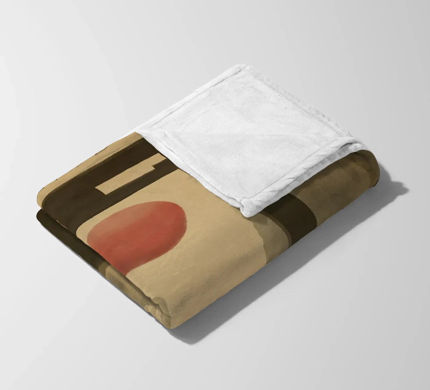 Flowing Path fleece blanket by Froze Studio