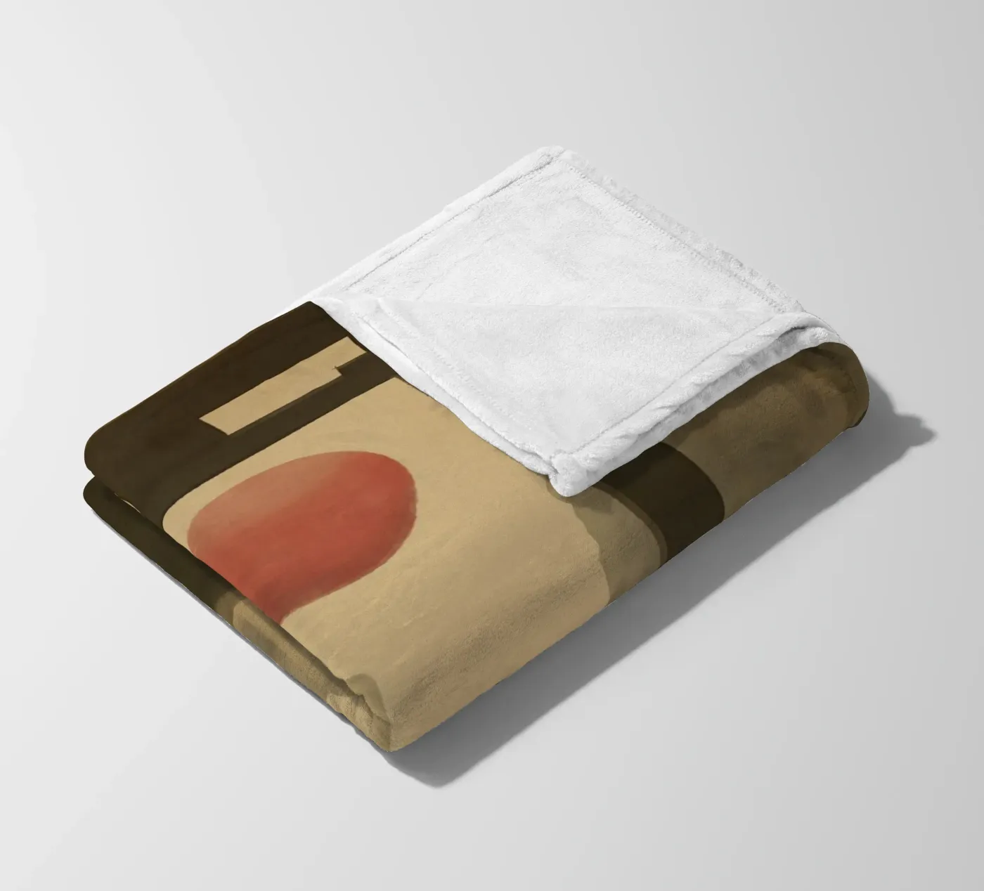 Flowing Path fleece blanket by Froze Studio