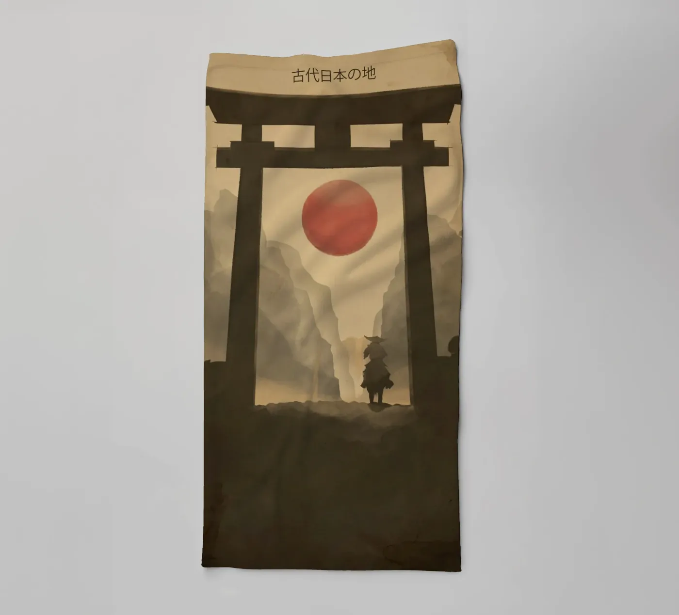 Flowing Path badhanddoek van Froze Studio