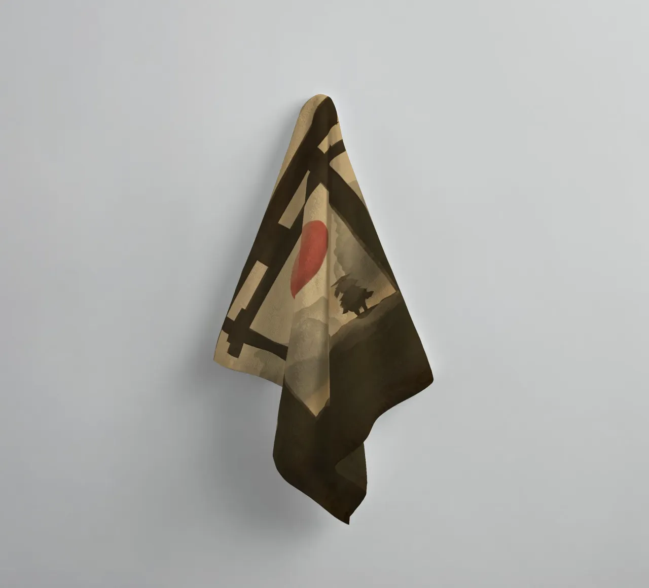 Flowing Path asciugamano da bagno da Froze Studio