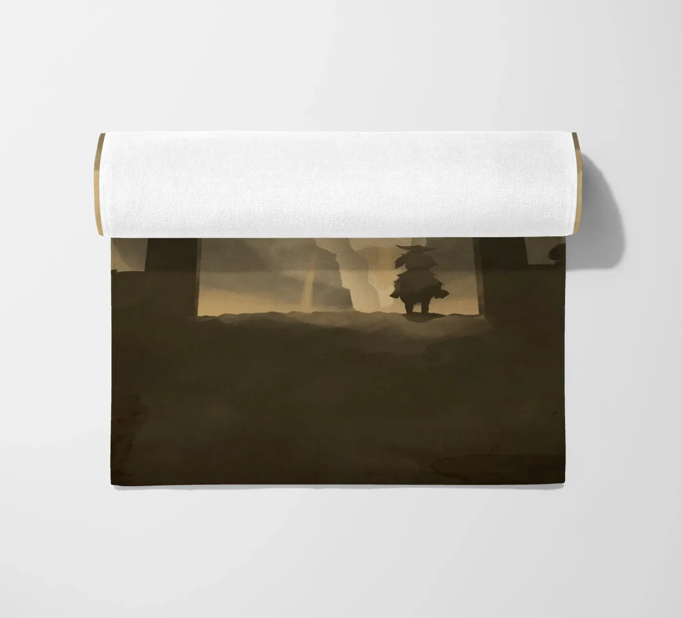 Flowing Path strandhanddoek van Froze Studio