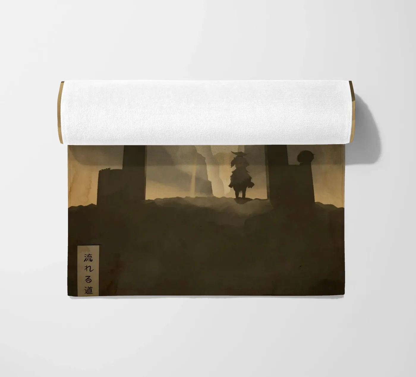 Flowing Path strandhanddoek van Froze Studio